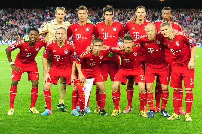 Foto di gruppo: prima il Bayern